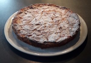 Torta invisibile di mele